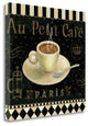 "Cafe Parisien II" By Daphne Brissonnet, Giclee Print on Gallery Wrap Canvas
