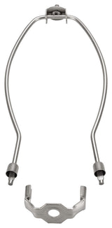 Aspen Creative 20002-2 8.5" Lamp Harp With Saddle, Satin Nickel