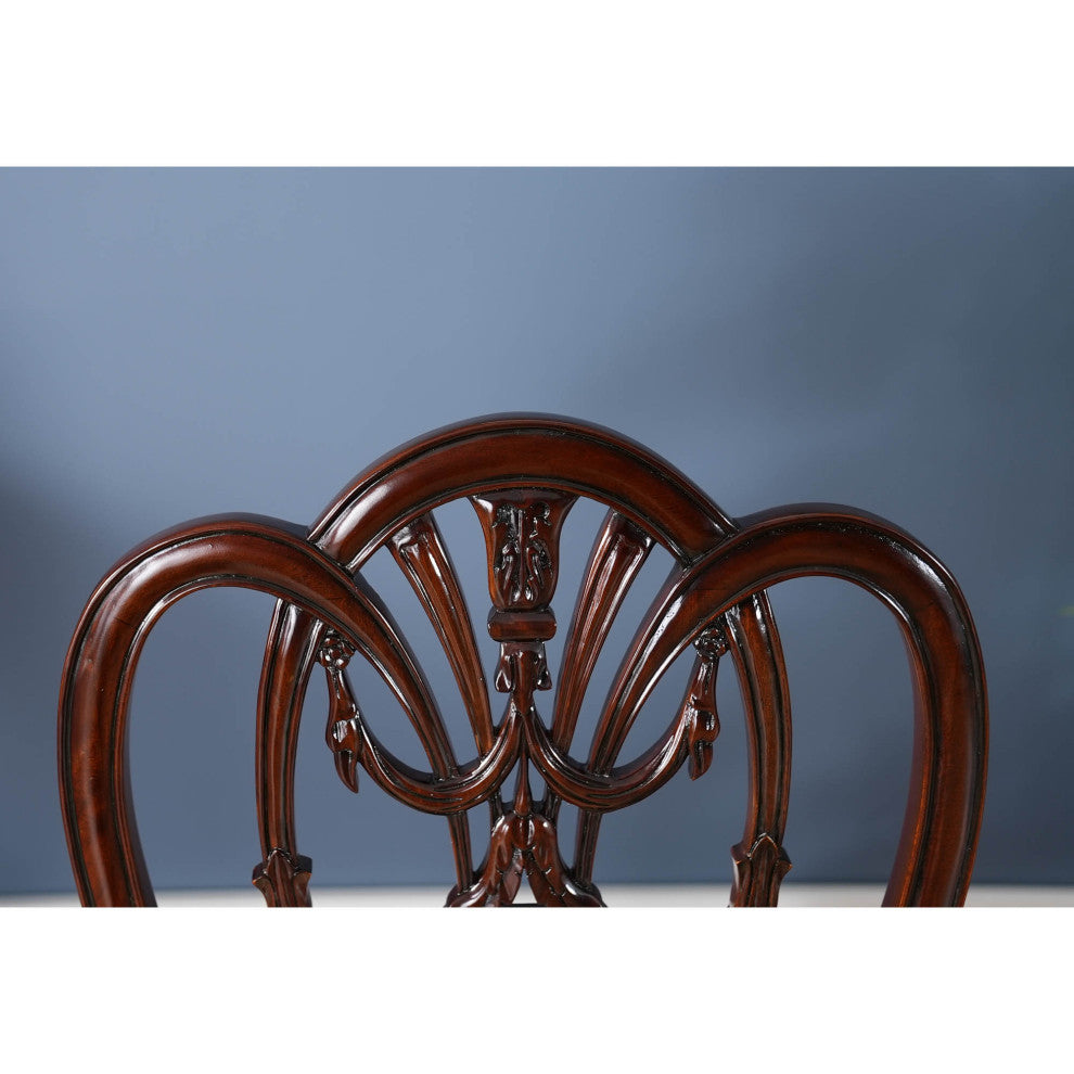 Carved Shield Back Side Chair