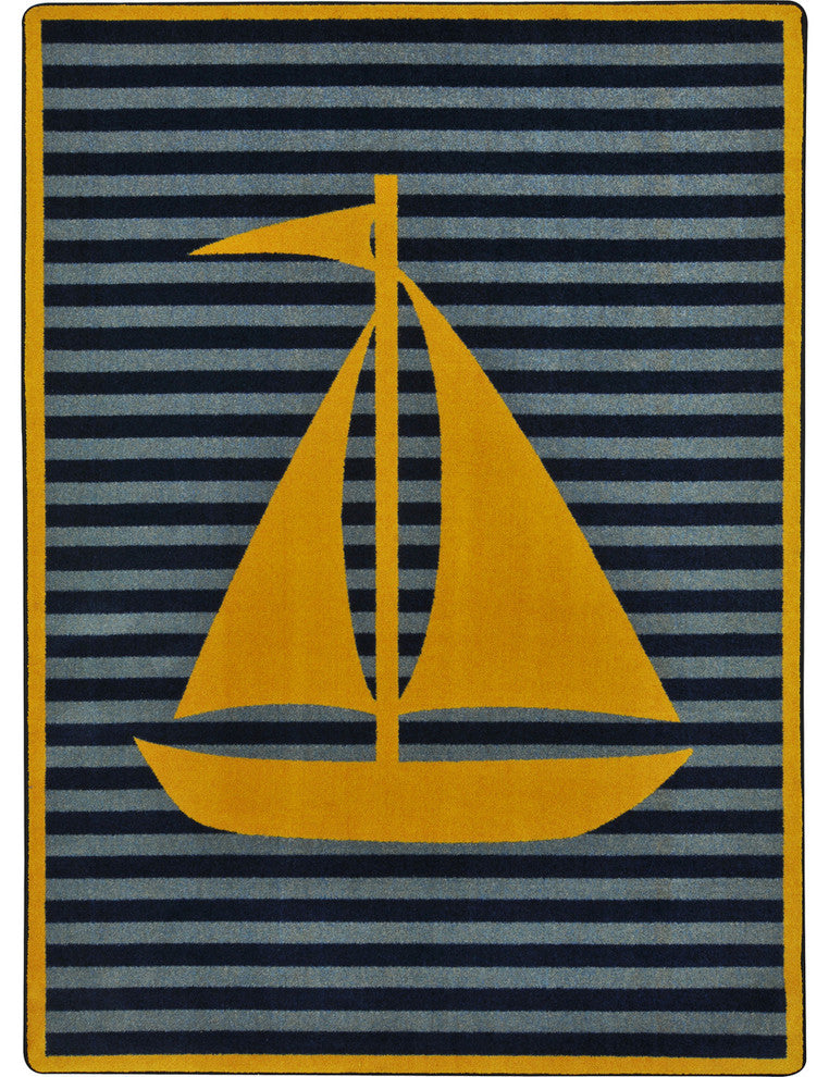 Following Seas, Yellow, 5'4" X 7'8"
