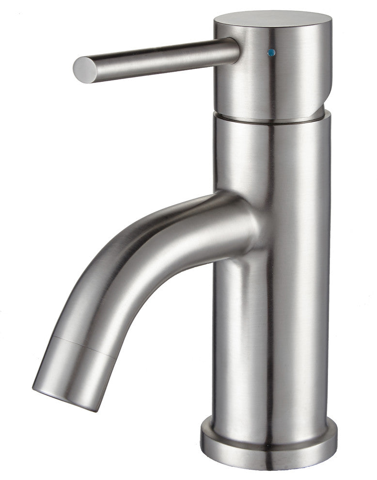Waterhaus Solid Stainless Steel, Single Hole, Single Lever Lavatory Faucet