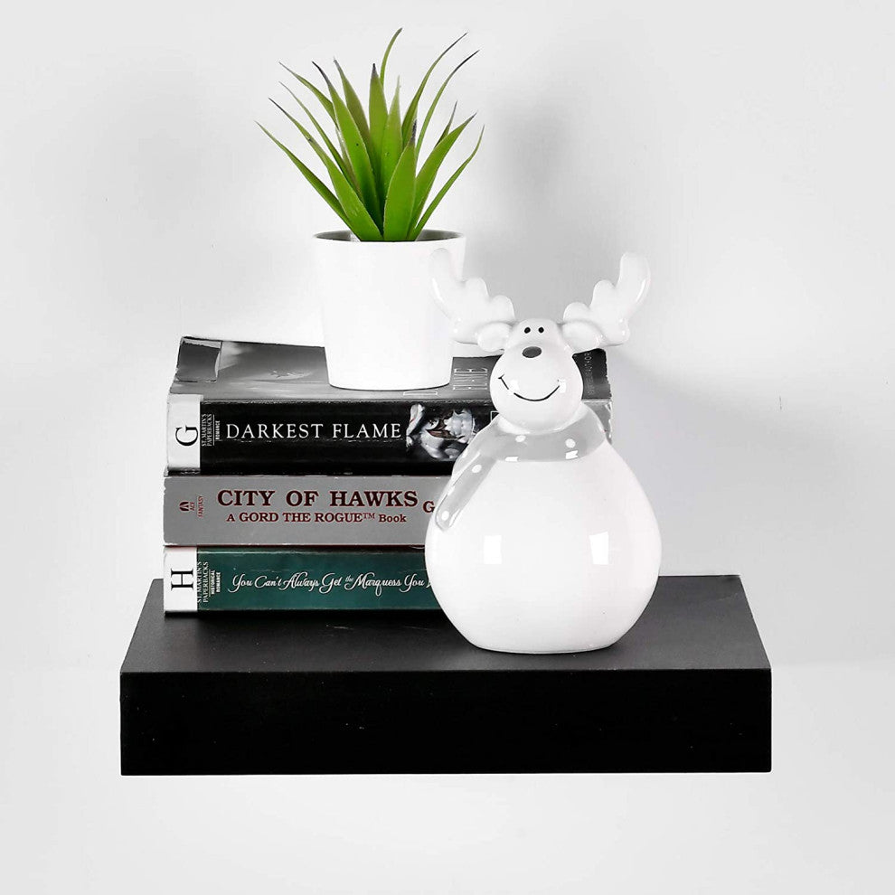 Mission Floating Shelf, Black, 10"