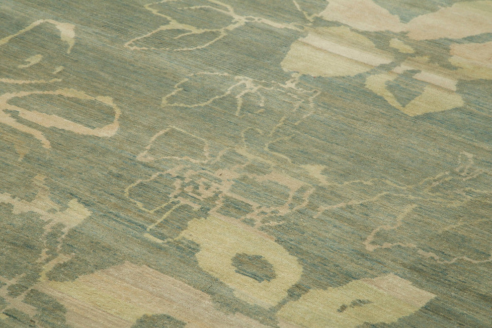 Rug N Carpet - Handwoven Oriental 10' 1" x 13' 11" One-of-a-Kind Oushak Area Rug