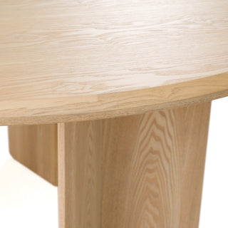 Modrest Masuda Modern Natural Ash Round Dining Table