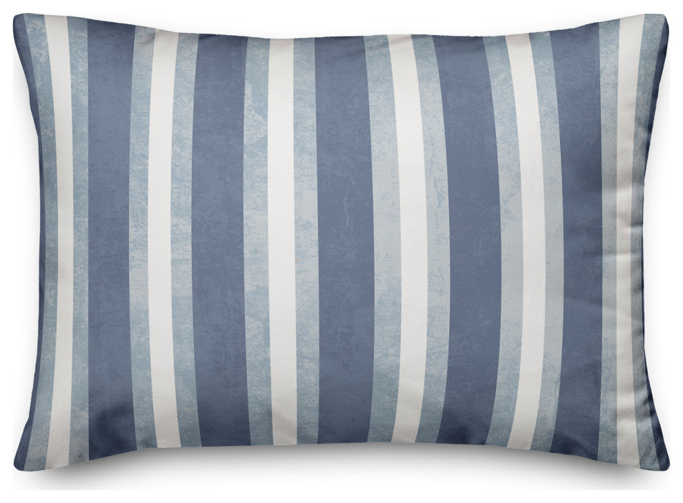 Blue Stripes 14x20 Indoor / Outdoor Pillow