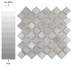 Hudson Tangier Mosaic Floor and Wall Tile, Grey Eye