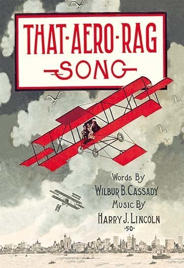 That Aero Rag Song- Gallery Wrapped Canvas Art 28" x 42"