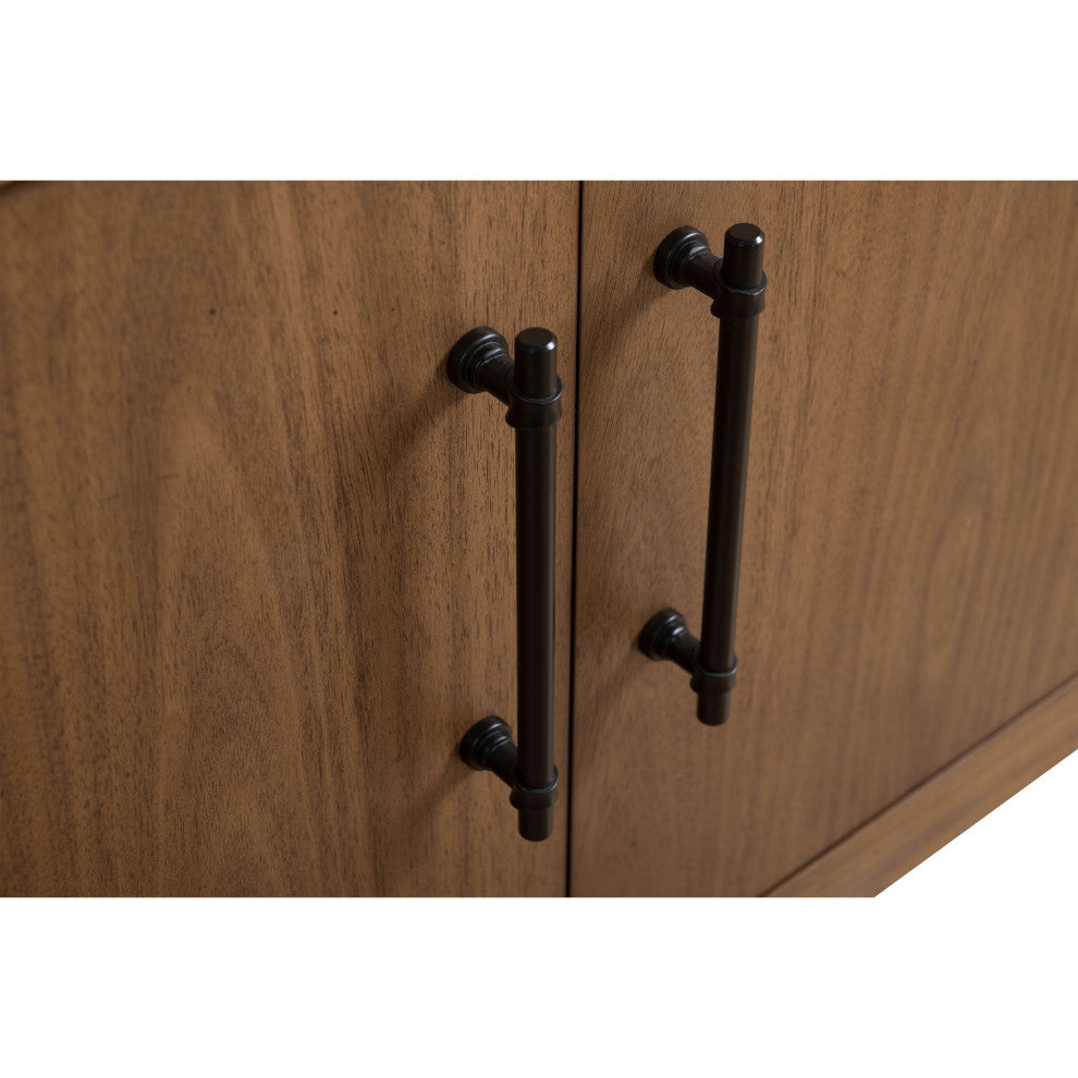 Vanity Art Bathroom Vanity With Sink, Tan, 36" Single, Black Limestone Top