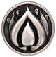 Hope Blossom Knob Antique Brass, Brilliant Pewter
