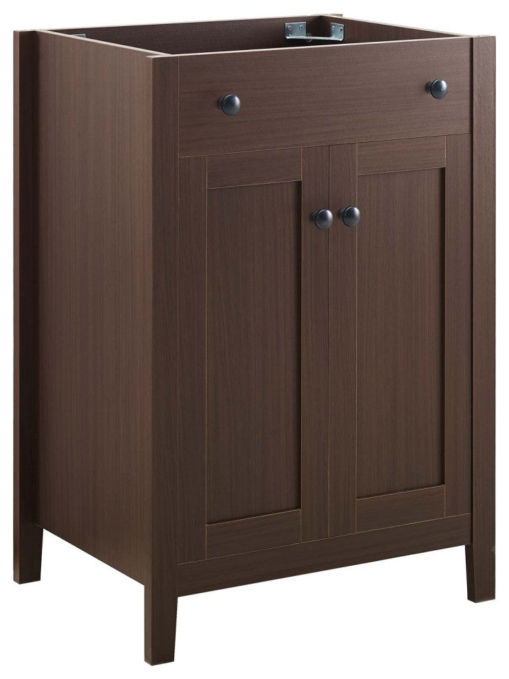 Nantucket 24" Bathroom Vanity Cabinet (Sink Basin Not Included) Walnut