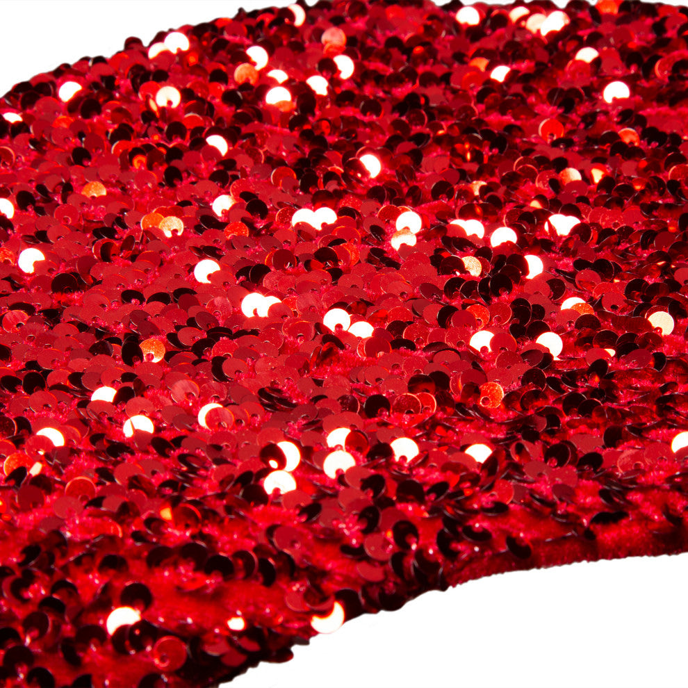 2pk 21"L Red Sequin Christmas Stocking