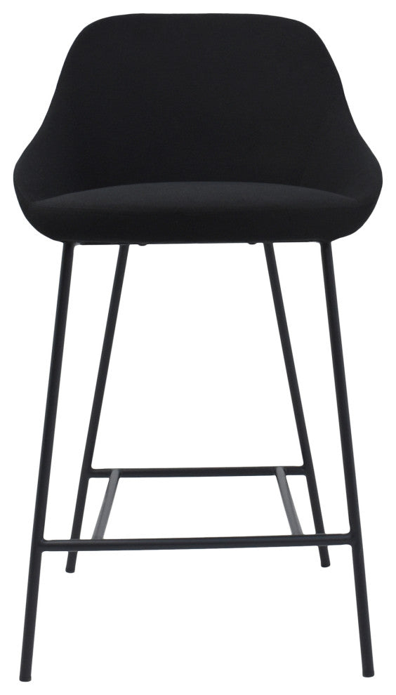 Counter Stool Black Contemporary