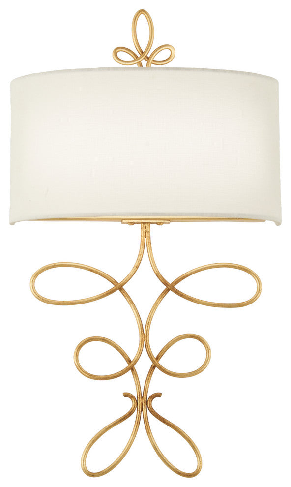 Gianella LED Wall Sconce, Ardent Gold Leaf