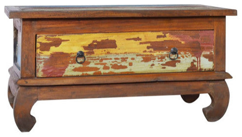 vidaXL Coffee Table End Table Accent Sofa Table Furniture Reclaimed Teak Wood