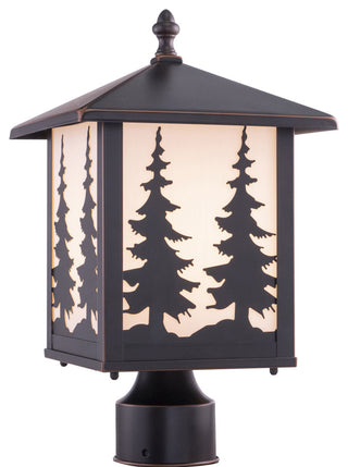 Yosemite 8" Tree Outdoor Post Light Burnished Bronze
