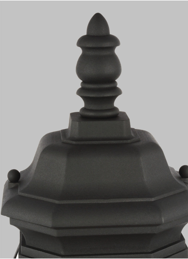 Generation Lighting 82202 Wynfield 19" Tall Outdoor Single Head - Black