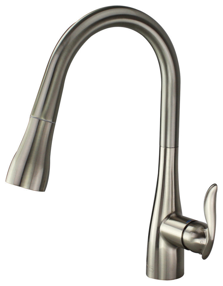 Transolid 1.8 GPM Pull-Down Kitchen Faucet, Polished Chrome