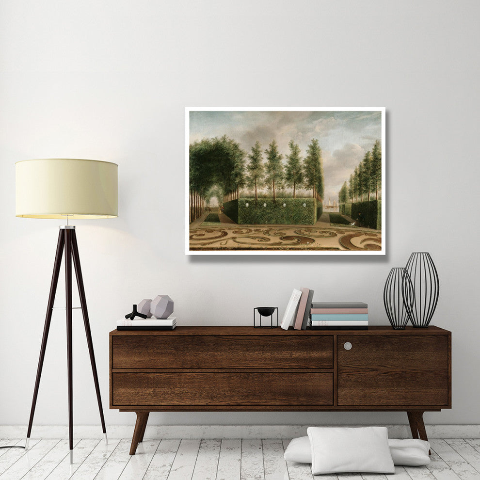 "A Formal Garden" Digital Paper Print by Johannes Janson, 50"x38"