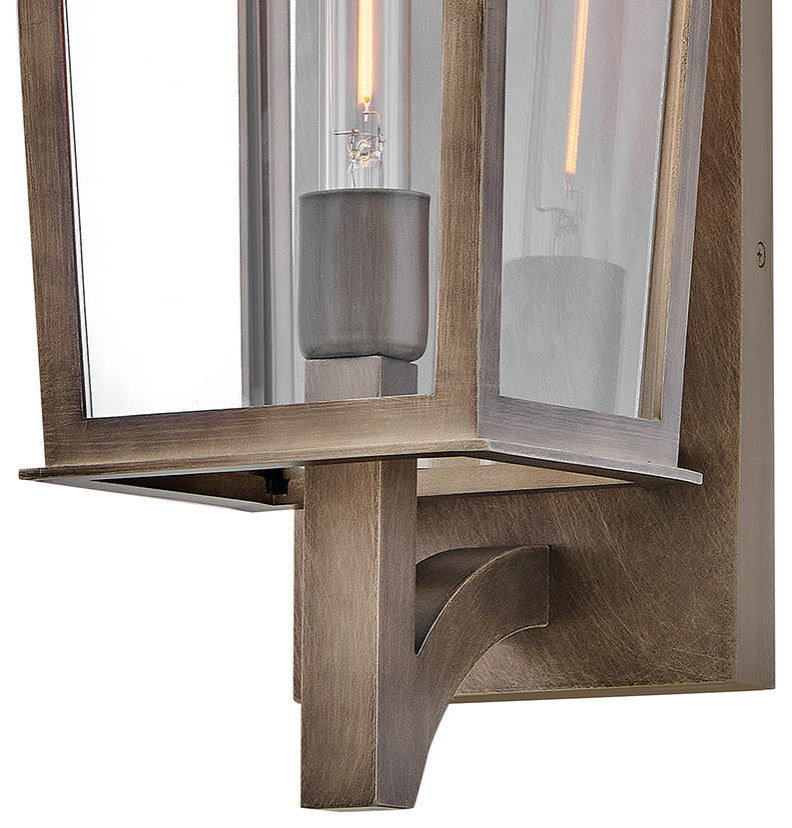 Hinkley Georgetown Large Wall Mount Lantern, Burnished Bronze