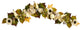 5' Fall Sunflower, Hydrangea and White Pumpkin Artificial Autumn Garland