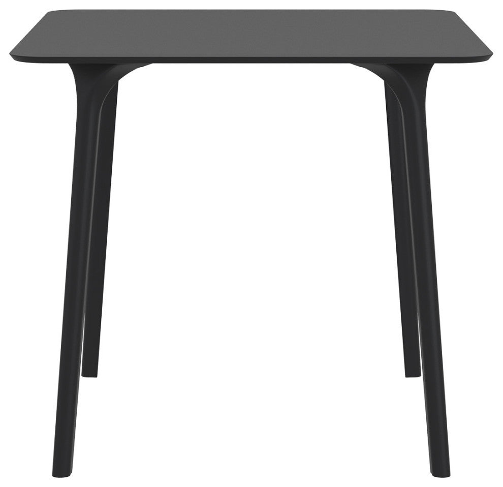 Maya Square Table 31 inch Black