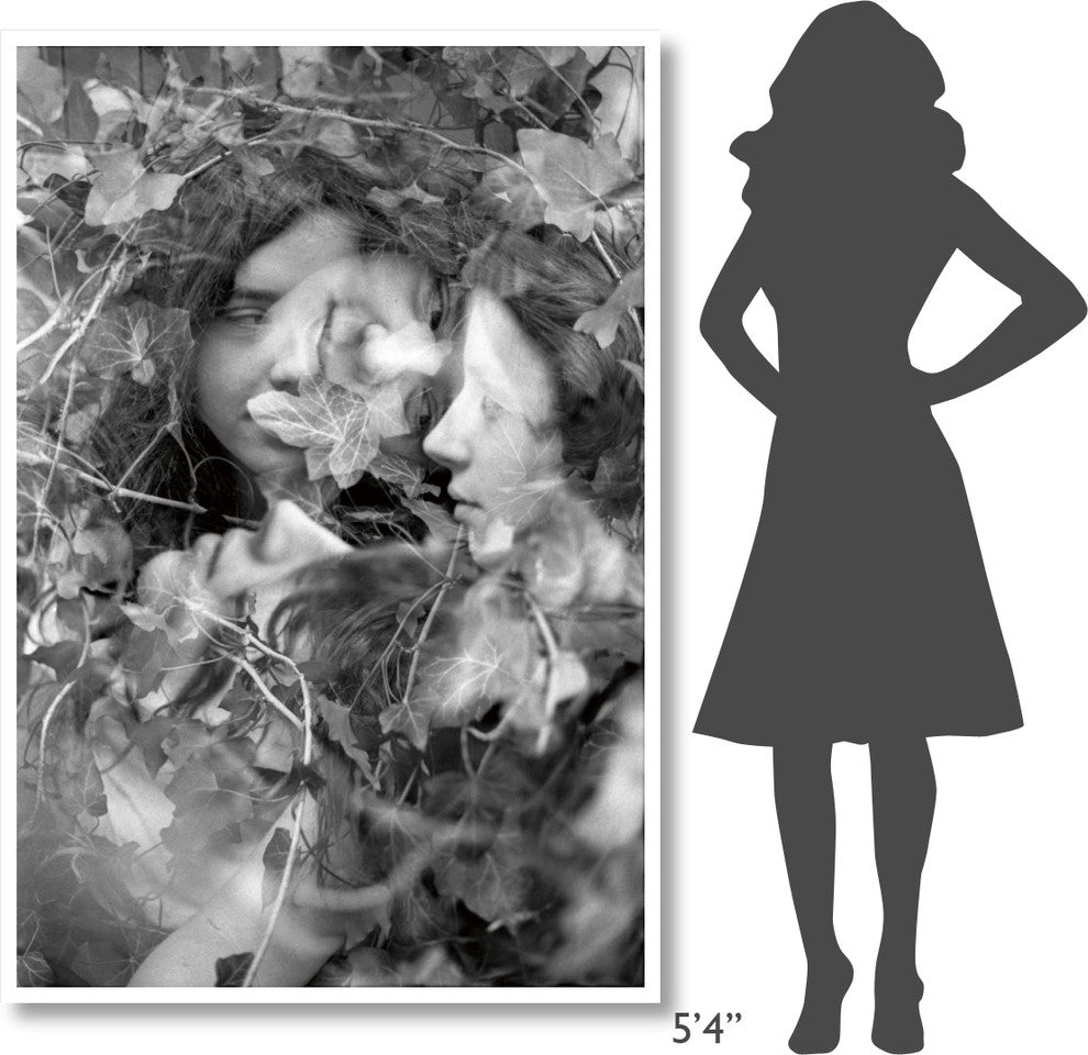 "Hatch X" Digital Paper Print by Laura Marshall, 42"x62"