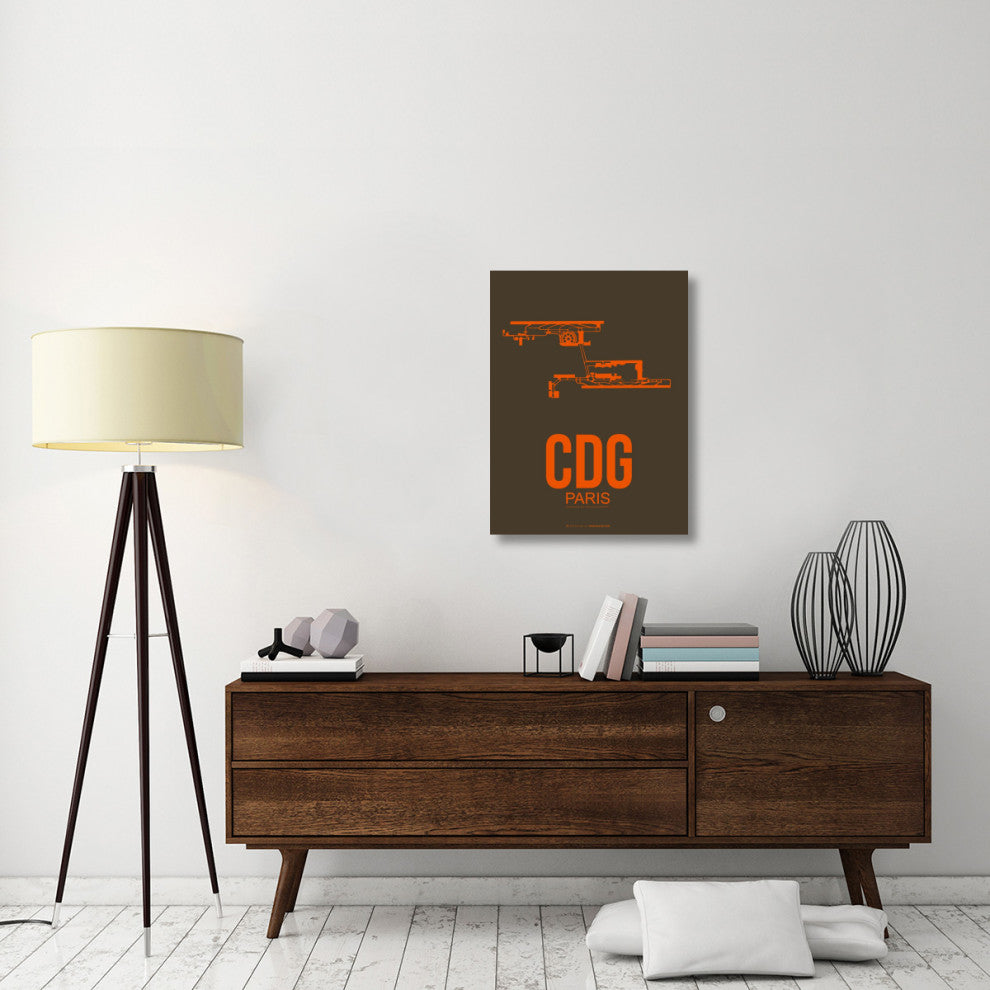 "CDG Paris Poster 3" Fine Art Print
