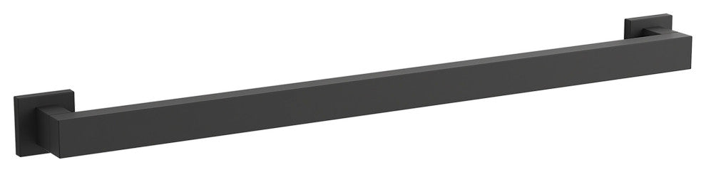 Kohler K-23295 Square 24" Grab Bar - Matte Black