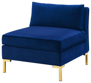 Sofa, Velvet, Blue Navy, Modern, Living Lounge Room Hotel Lobby Hospitality