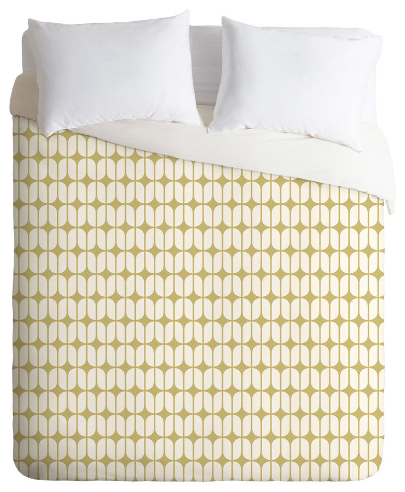 Deny Designs Caroline Okun Modular Beige Duvet Cover - Lightweight