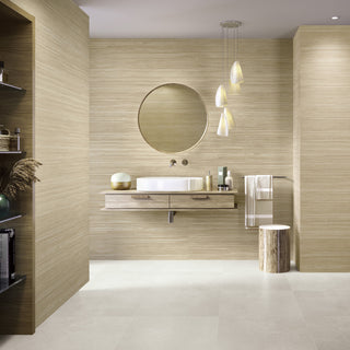Larchwood Alder Fluted Ceramic Wall Tile