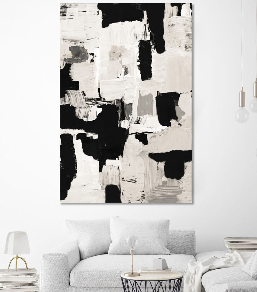 Night Peace Abstract - 84 x 54 by Lanie Loreth