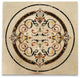 Marble Medallion Rafael Emperador Colorful 36 Inlay Waterjet Art Piece, 1 piece