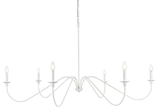 Living District Rohan 60" Chandelier in White