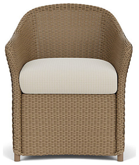 Lloyd Flanders Weekend Retreat Dining Armchair, Fawn, Beach Natural