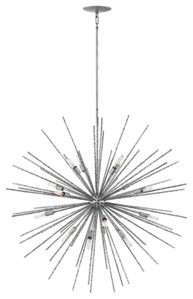 Hinkley Tryst Chandelier Large Orb, Burnished Nickel