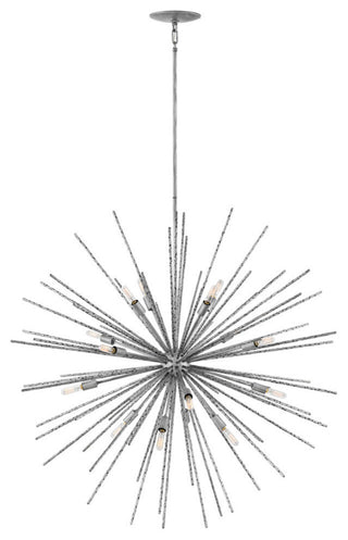Hinkley Tryst Chandelier Large Orb, Burnished Nickel