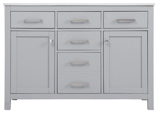 48" Single Bathroom Vanity, Grey