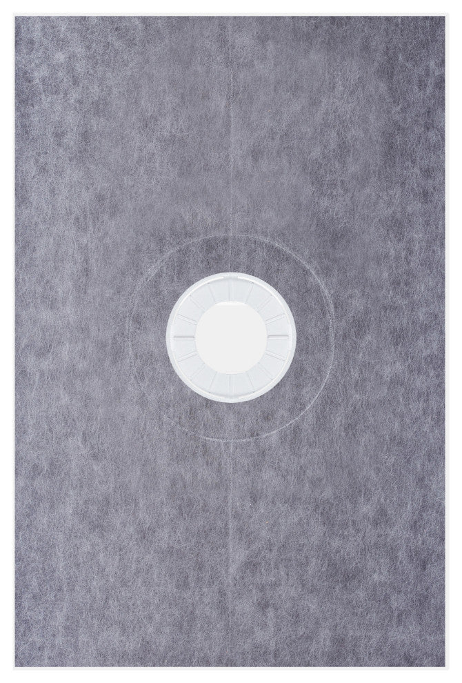 VEVOR Shower Curb Kit Watertight Shower Pan, 48x72 Inch