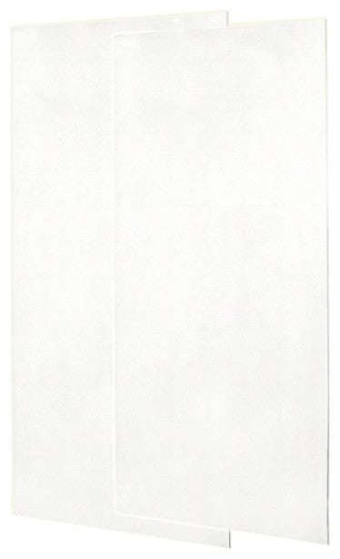 Swan 36x96 Solid Surface Shower Wall Panel, Tahiti White