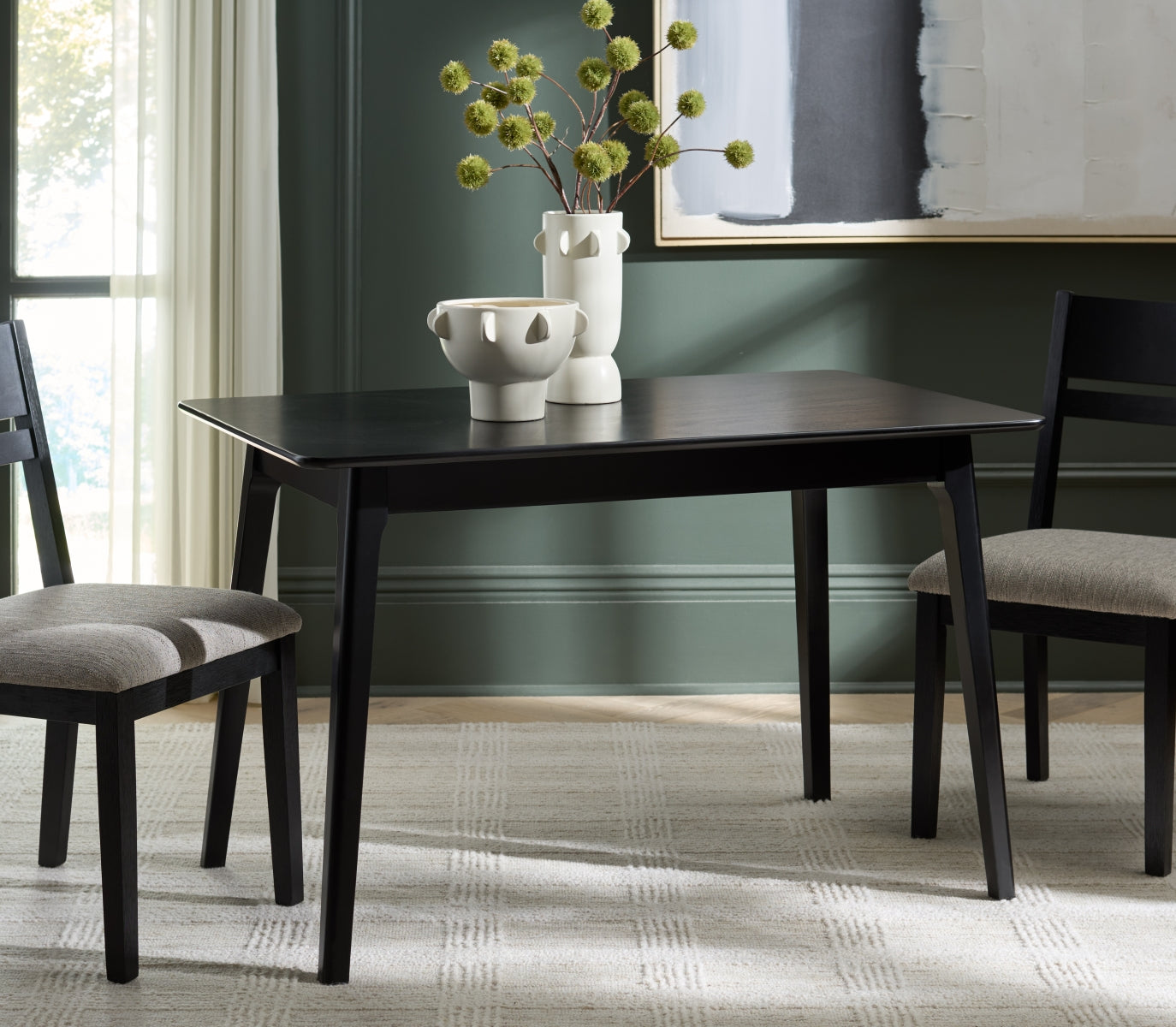 Safavieh Forus Dining Table, Black
