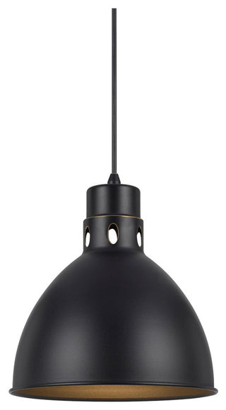 150W Webster Metal Pendant, Dark Bronze Finish