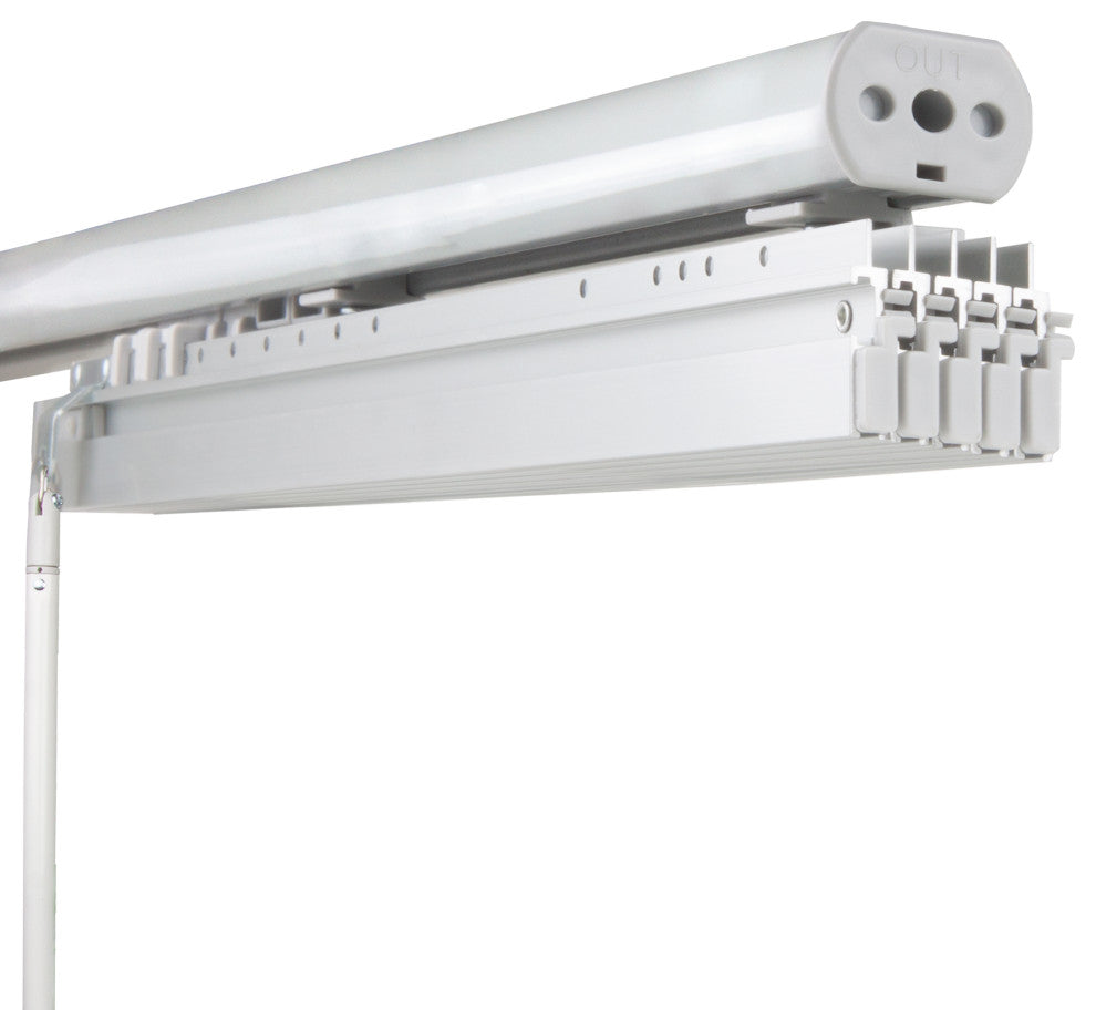 Amour 5-Panel Track Extendable Vertical Blinds 58-110"W