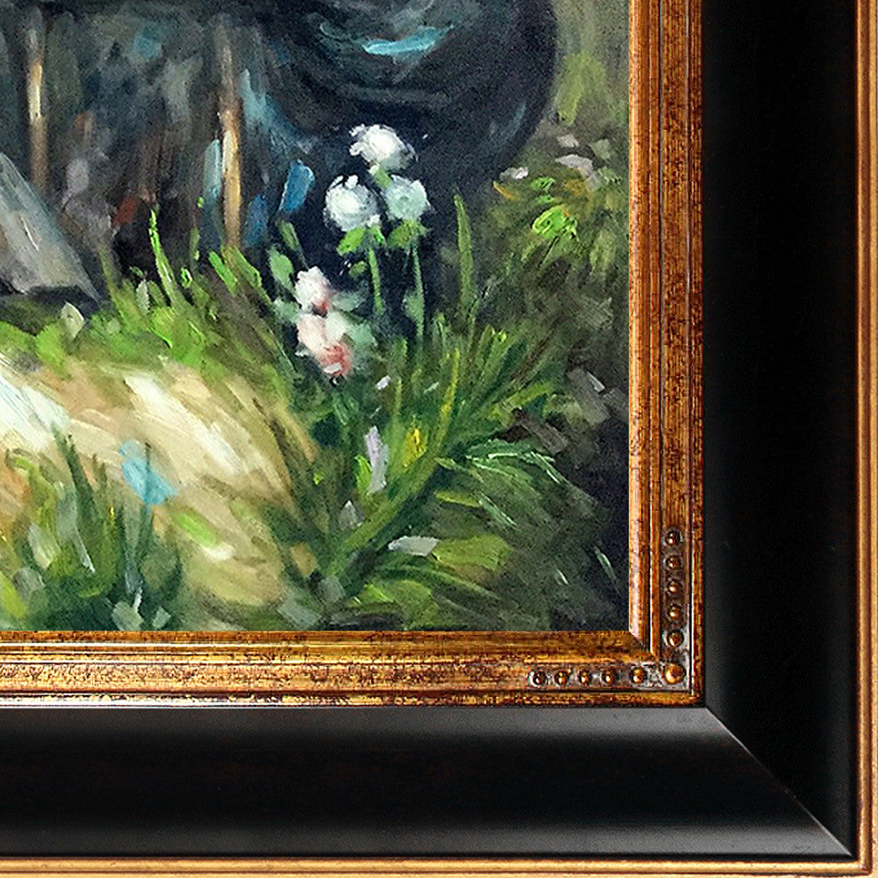 In The Garden, Opulent Frame 26" x 30"