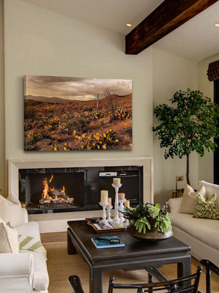 "Desert Sunset" Painting Print on Canvas by Robertson