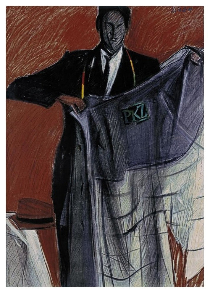 "PKZ" Digital Paper Print by Hans Falk, 30"x42"