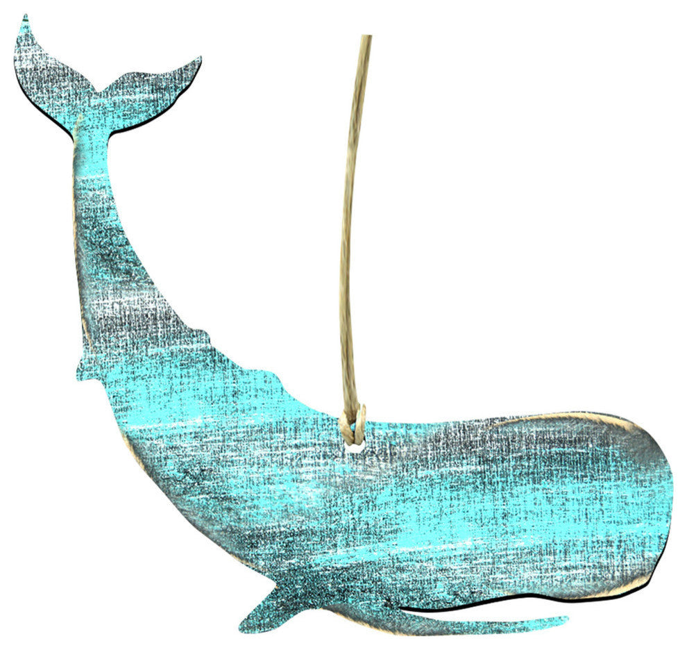 Whale Ornaments, Set of 3