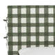 Bern Full Slipcover Headboard With Ties, Buffalo Square Sage