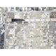 Beige, Modern Abstract Design, Hand Knotted Pure Wool, Runner Rug, 2'6"x10'1"