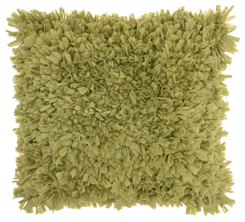 Mina Victory DL660 Throw Pillow, Lime, 17"x17"